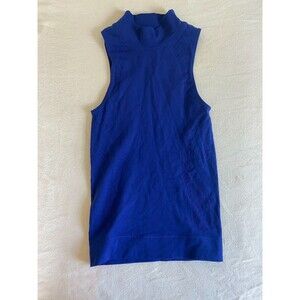 Lululemon Top Women 6 Purple Reveal Mock Neck Tank Aurora Athleisure Sportswear